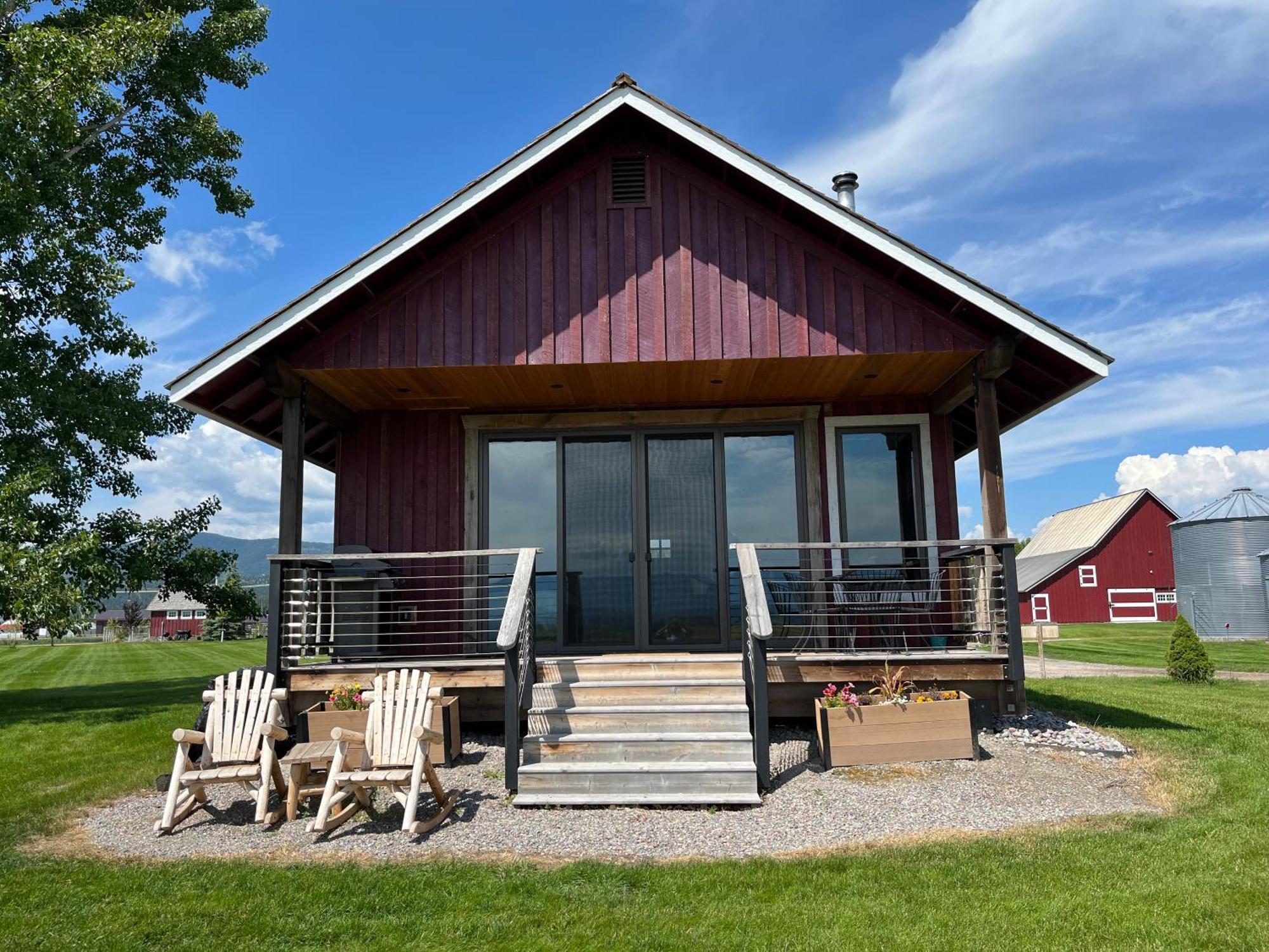 New Cabin With Spectacular Views Of Flathead Lake. Somers Exterior foto